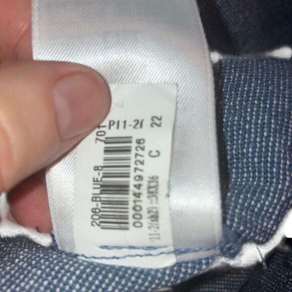 NWT Men’s Gap Blue Linen Utility Pant -size 36w 36l - Picture 11 of 13